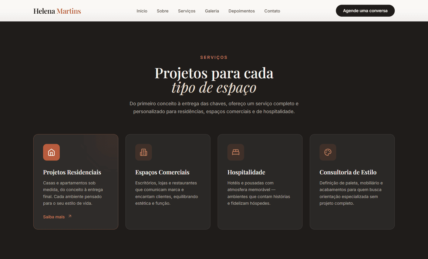 Site e software para escritório de arquitetura feito por Junior Vieira Dev