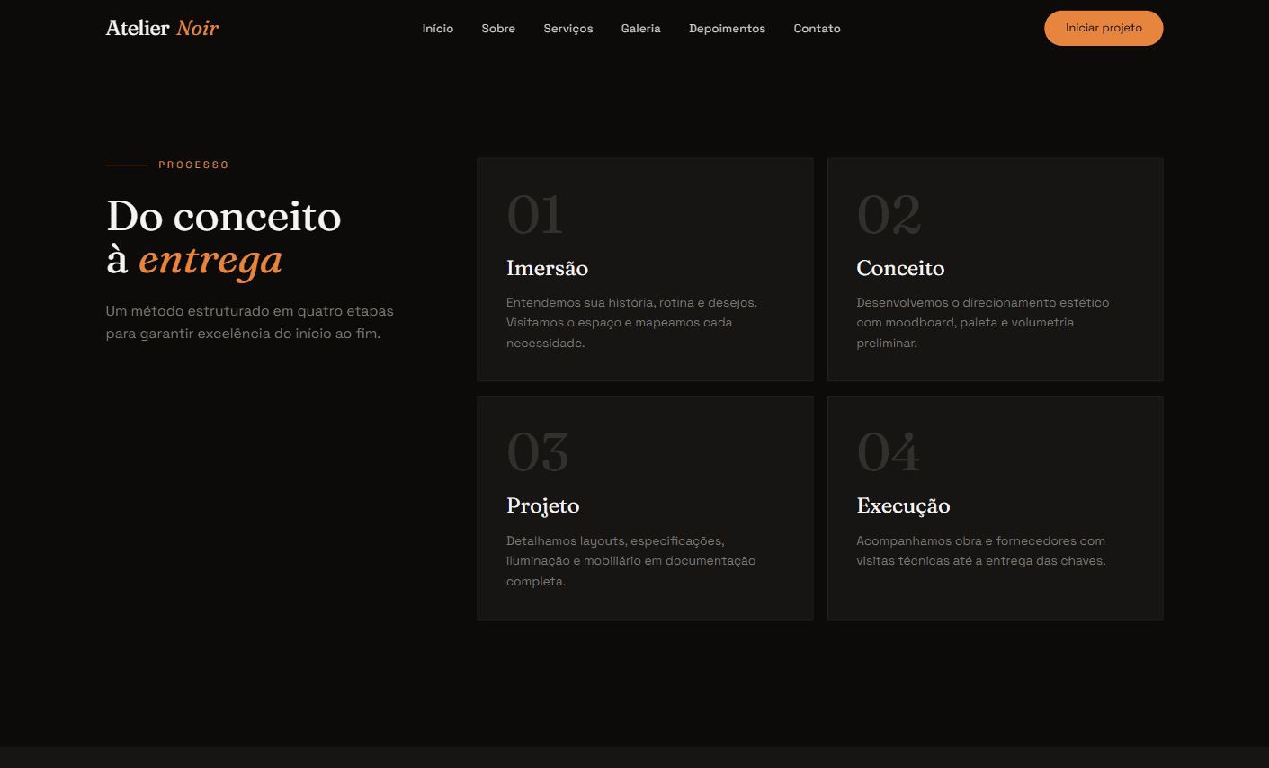 Site e software para escritório de arquitetura feito por Junior Vieira Dev